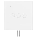 WiFi Smart Touch Wall Switch APP Control for Curtain Garage Door Power Doors AC 95-250VWhite