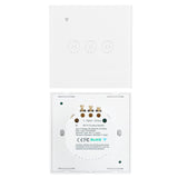 WiFi Smart Touch Wall Switch APP Control for Curtain Garage Door Power Doors AC 95-250VWhite