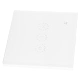 WiFi Smart Touch Wall Switch APP Control for Curtain Garage Door Power Doors AC 95-250VWhite - Top-Down View