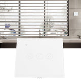 WiFi Smart Touch Wall Switch APP Control for Curtain Garage Door Power Doors AC 95-250VWhite