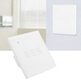 WiFi Smart Touch Wall Switch APP Control for Curtain Garage Door Power Doors AC 95-250VWhite