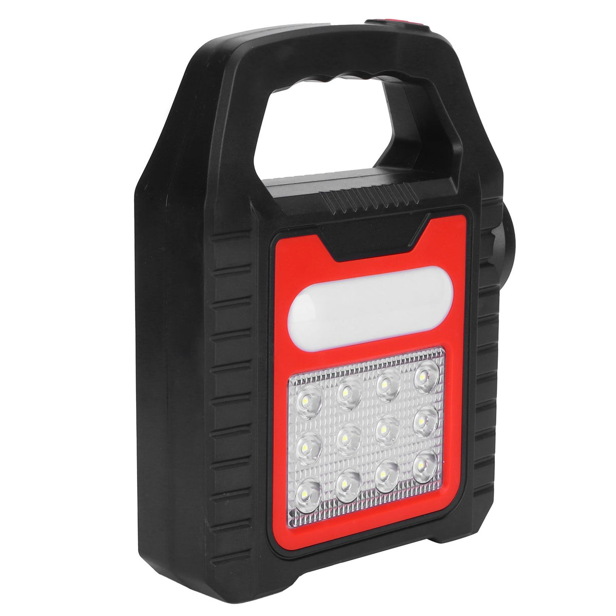 Solar Charging Handheld Flashlight USB Rechargeable Searchlight Reparing Inspection Torch