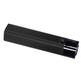 Mini Flashlight Strong Light USB Input Output Phone Charging LED MultiFunction Lamp(Black )