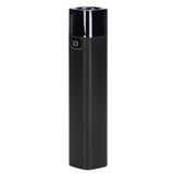 Mini Flashlight Strong Light USB Input Output Phone Charging LED MultiFunction Lamp(Black )