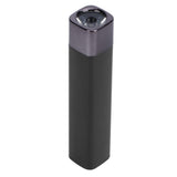 Mini Flashlight Strong Light USB Input Output Phone Charging LED MultiFunction Lamp(Black )