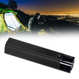 Mini Flashlight Strong Light USB Input Output Phone Charging LED MultiFunction Lamp(Black )
