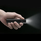 Mini Flashlight Strong Light USB Input Output Phone Charging LED MultiFunction Lamp(Black ) - Extra Image