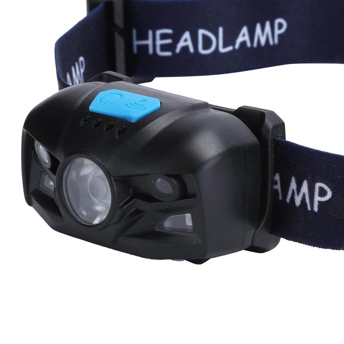 Outdoor USB Rechargeable LED Fishing Headlamp Finger Sensing Waterproof Headlight