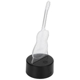 3D Guitar Night Light LED 7 Colors Nightlight Switch Desktop Lamp Home Decoration