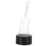 3D Guitar Night Light LED 7 Colors Nightlight Switch Desktop Lamp Home Decoration