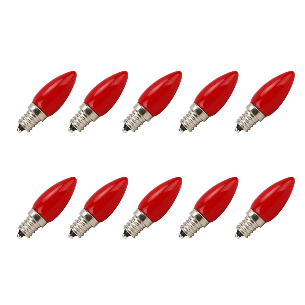 10Pcs Mini E12 LED Light Bulb 1.5W AC110V for Home Chandelier Ceiling Light Wall Lamp