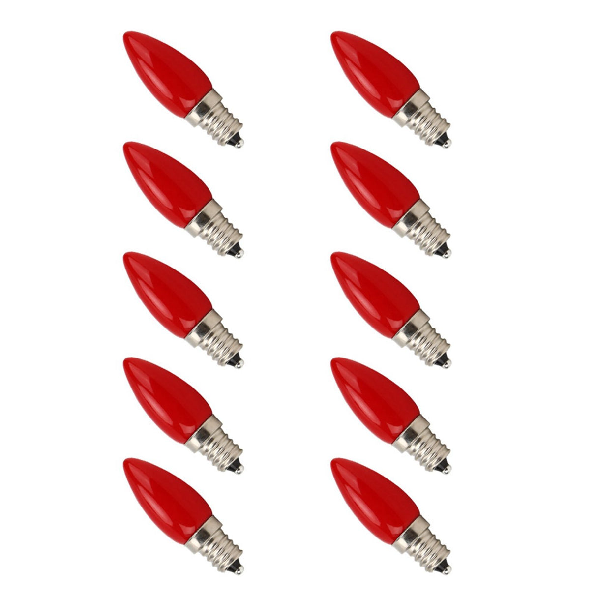 10Pcs Mini E12 LED Light Bulb 1.5W AC110V for Home Chandelier Ceiling Light Wall Lamp