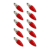 10Pcs Mini E12 LED Light Bulb 1.5W AC110V for Home Chandelier Ceiling Light Wall Lamp - 45-Degree Angle