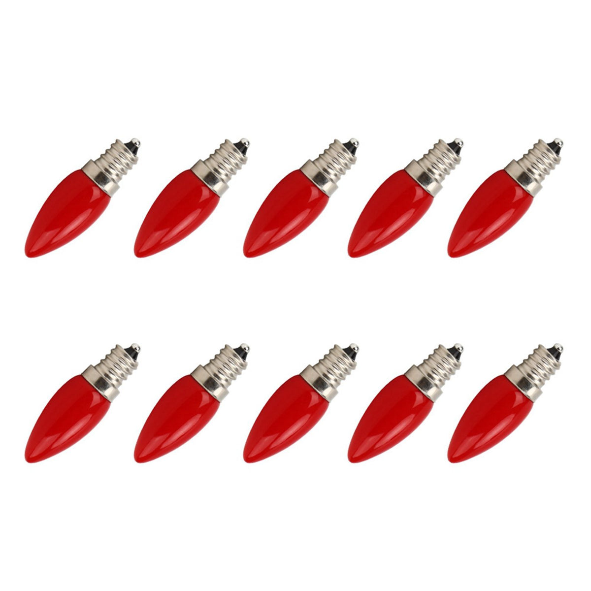 10Pcs Mini E12 LED Light Bulb 1.5W AC110V for Home Chandelier Ceiling Light Wall Lamp