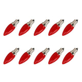 10Pcs Mini E12 LED Light Bulb 1.5W AC110V for Home Chandelier Ceiling Light Wall Lamp - Rear View