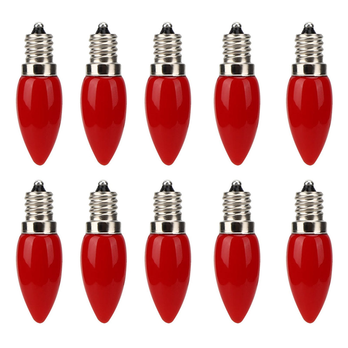 10Pcs Mini E12 LED Light Bulb 1.5W AC110V for Home Chandelier Ceiling Light Wall Lamp