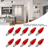 10Pcs Mini E12 LED Light Bulb 1.5W AC110V for Home Chandelier Ceiling Light Wall Lamp