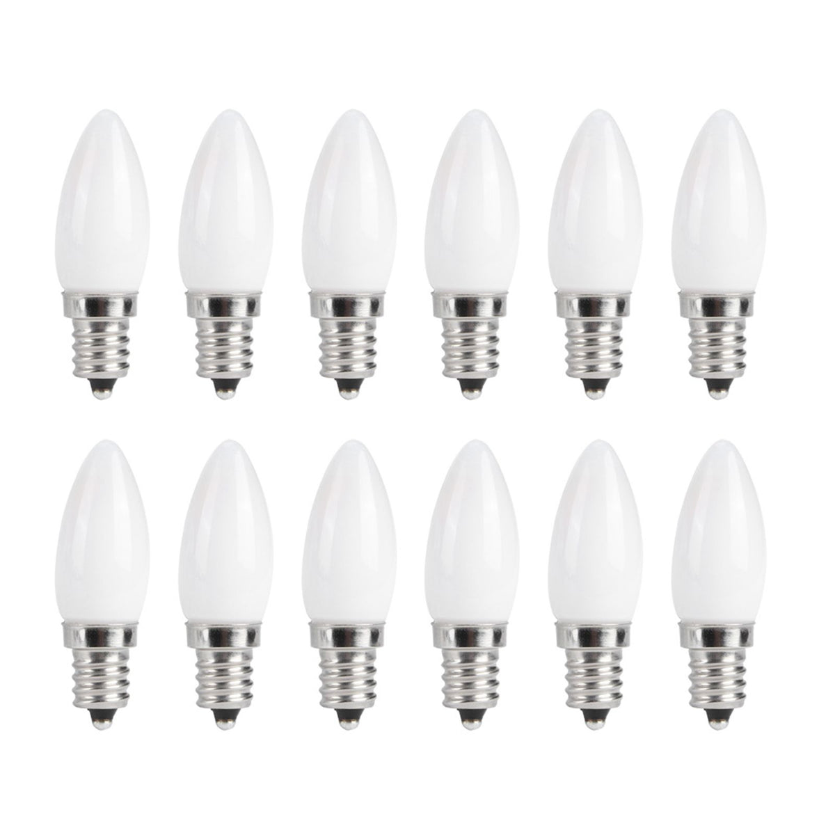 10pcs E12 LED Bulb 1.5W Warm White Lamp for Chandelier Ceiling Light Wall Lamp Home Lighting AC 110V