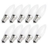 10pcs E12 LED Bulb 1.5W Warm White Lamp for Chandelier Ceiling Light Wall Lamp Home Lighting AC 110V