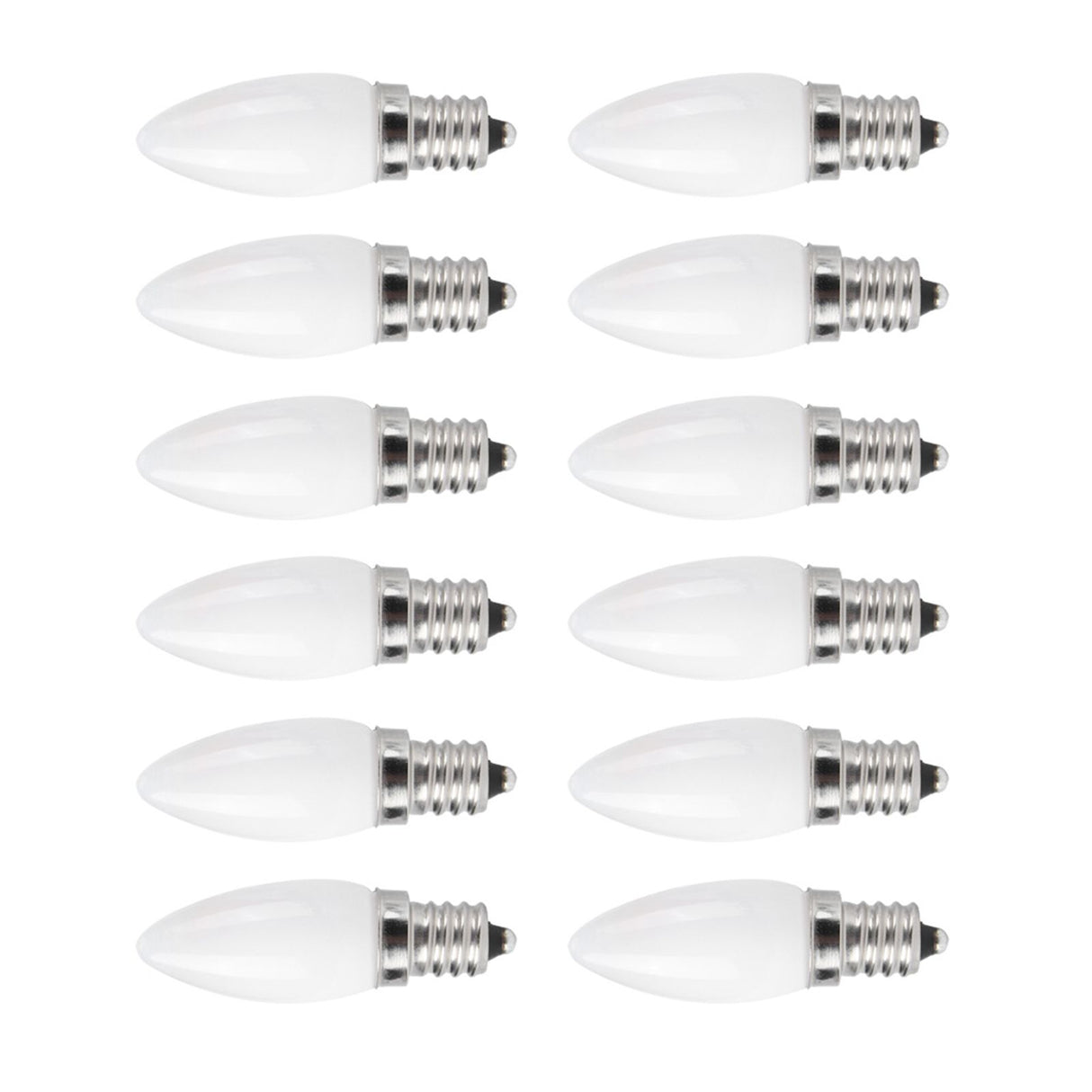 10pcs E12 LED Bulb 1.5W Warm White Lamp for Chandelier Ceiling Light Wall Lamp Home Lighting AC 110V