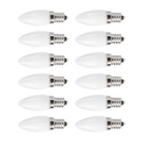 10pcs E12 LED Bulb 1.5W Warm White Lamp for Chandelier Ceiling Light Wall Lamp Home Lighting AC 110V