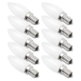 10pcs E12 LED Bulb 1.5W Warm White Lamp for Chandelier Ceiling Light Wall Lamp Home Lighting AC 110V