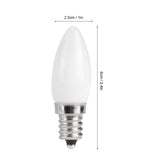 10pcs E12 LED Bulb 1.5W Warm White Lamp for Chandelier Ceiling Light Wall Lamp Home Lighting AC 110V