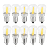 E14 Short Filament Bulbs 1.5W AC110V Bulb Chandelier Ceiling Lamp Accessory Warm White
