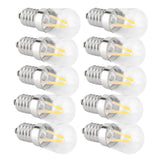 E14 Short Filament Bulbs 1.5W AC110V Bulb Chandelier Ceiling Lamp Accessory Warm White