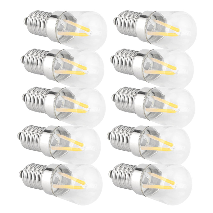 E14 Short Filament Bulbs 1.5W AC110V Bulb Chandelier Ceiling Lamp Accessory Warm White