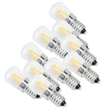 E14 Short Filament Bulbs 1.5W AC110V Bulb Chandelier Ceiling Lamp Accessory Warm White - Side View