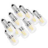 E14 Short Filament Bulbs 1.5W AC110V Bulb Chandelier Ceiling Lamp Accessory Warm White