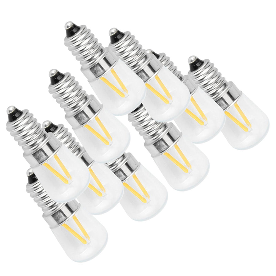 E14 Short Filament Bulbs 1.5W AC110V Bulb Chandelier Ceiling Lamp Accessory Warm White