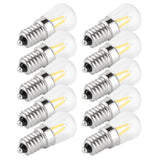 E14 Short Filament Bulbs 1.5W AC110V Bulb Chandelier Ceiling Lamp Accessory Warm White - Rear View