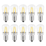 E14 Short Filament Bulbs 1.5W AC110V Bulb Chandelier Ceiling Lamp Accessory Warm White