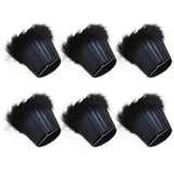6Pcs Feather Cloth Lampshade Blue Hotel Chandelier Wall Lamp Decoration Protective Cover