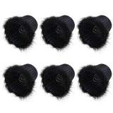 6Pcs Feather Cloth Lampshade Blue Hotel Chandelier Wall Lamp Decoration Protective Cover