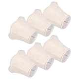 6Pcs European Style Lampshade Cloth Lamp Shade Chandelier Wall Light Cloth Cover for Lighting - Side View