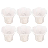6Pcs European Style Lampshade Cloth Lamp Shade Chandelier Wall Light Cloth Cover for Lighting