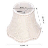 6Pcs European Style Lampshade Cloth Lamp Shade Chandelier Wall Light Cloth Cover for Lighting