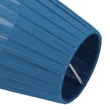 6PCS Modern Simple Lampshade Cloth Lampshade for Crystal Clip On Chandelier Wall Lamp Blue - Extra Image