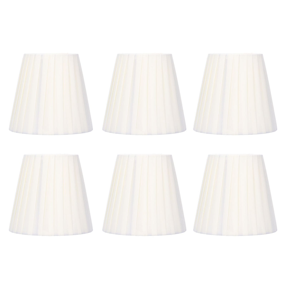 6Pcs Lamp Shade Cloth Crystal Chandelier Wall Light Modern Simple Household Supplies