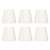 6Pcs Lamp Shade Cloth Crystal Chandelier Wall Light Modern Simple Household Supplies