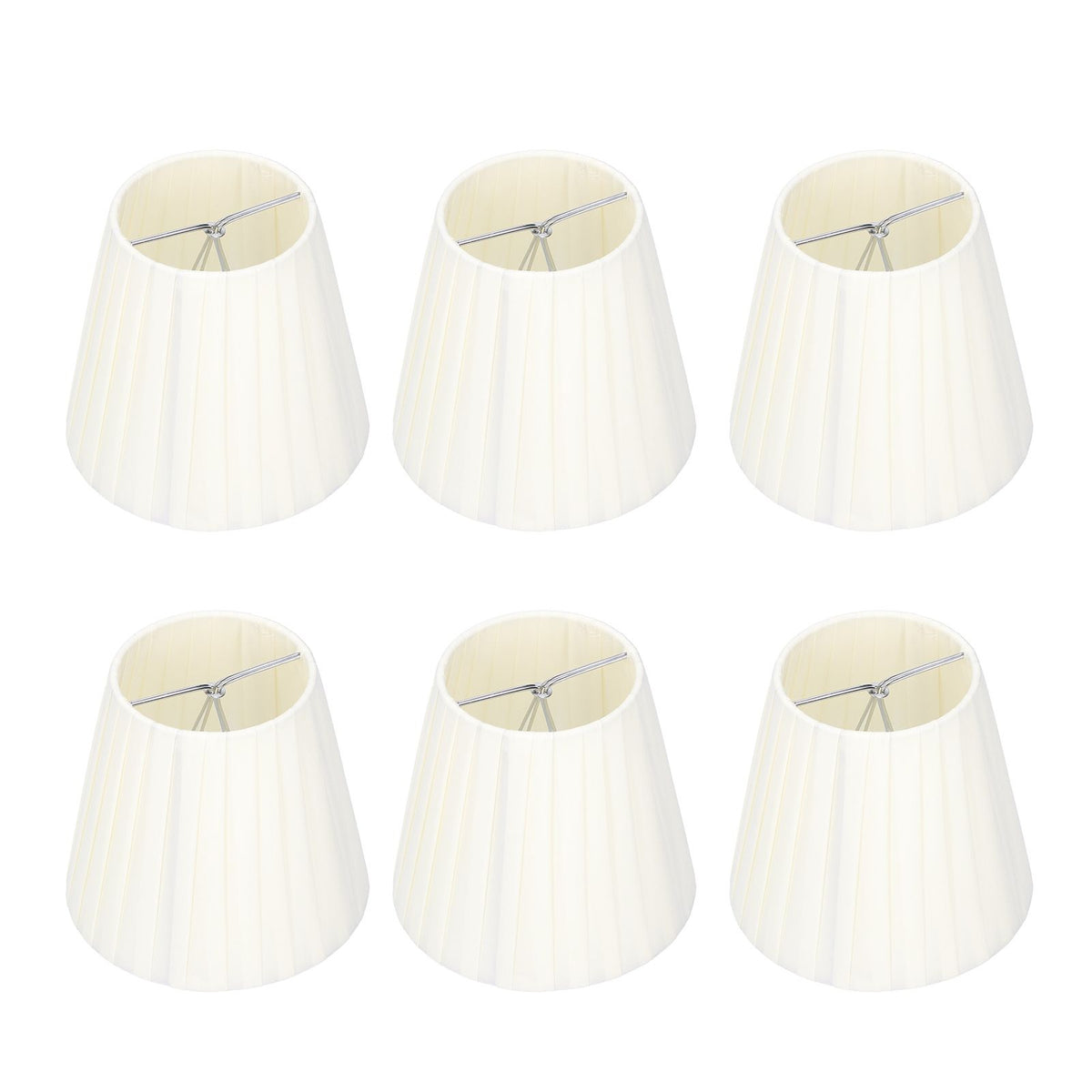 6Pcs Lamp Shade Cloth Crystal Chandelier Wall Light Modern Simple Household Supplies