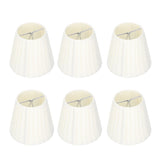 6Pcs Lamp Shade Cloth Crystal Chandelier Wall Light Modern Simple Household Supplies