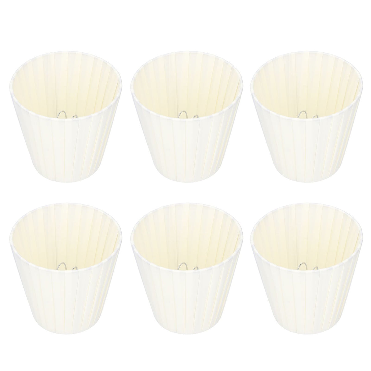 6Pcs Lamp Shade Cloth Crystal Chandelier Wall Light Modern Simple Household Supplies