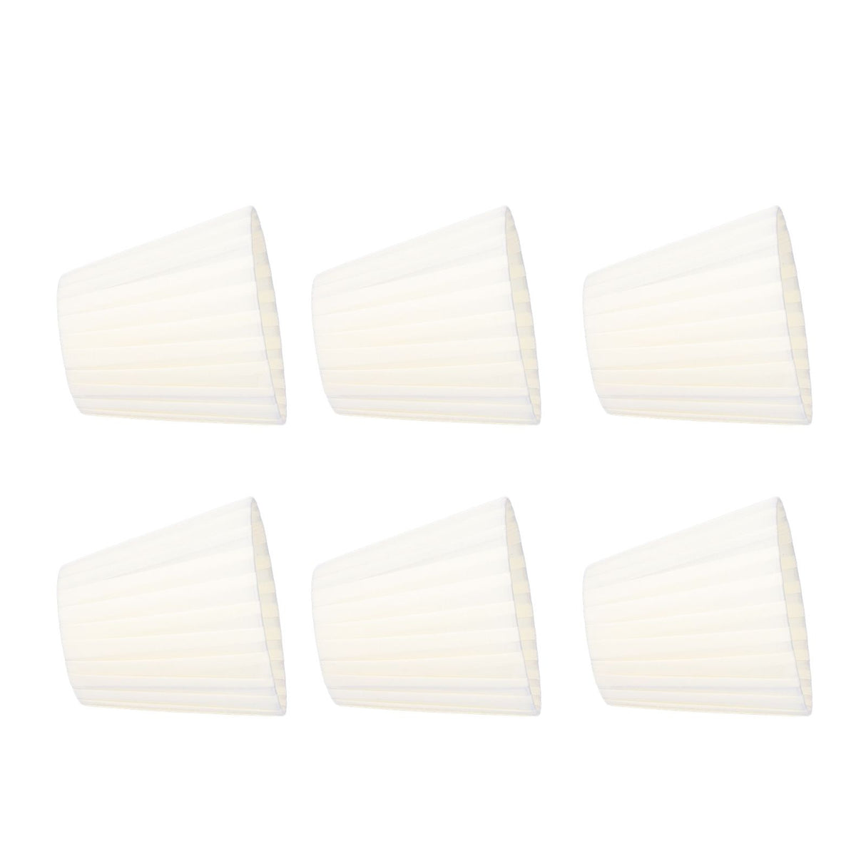 6Pcs Lamp Shade Cloth Crystal Chandelier Wall Light Modern Simple Household Supplies