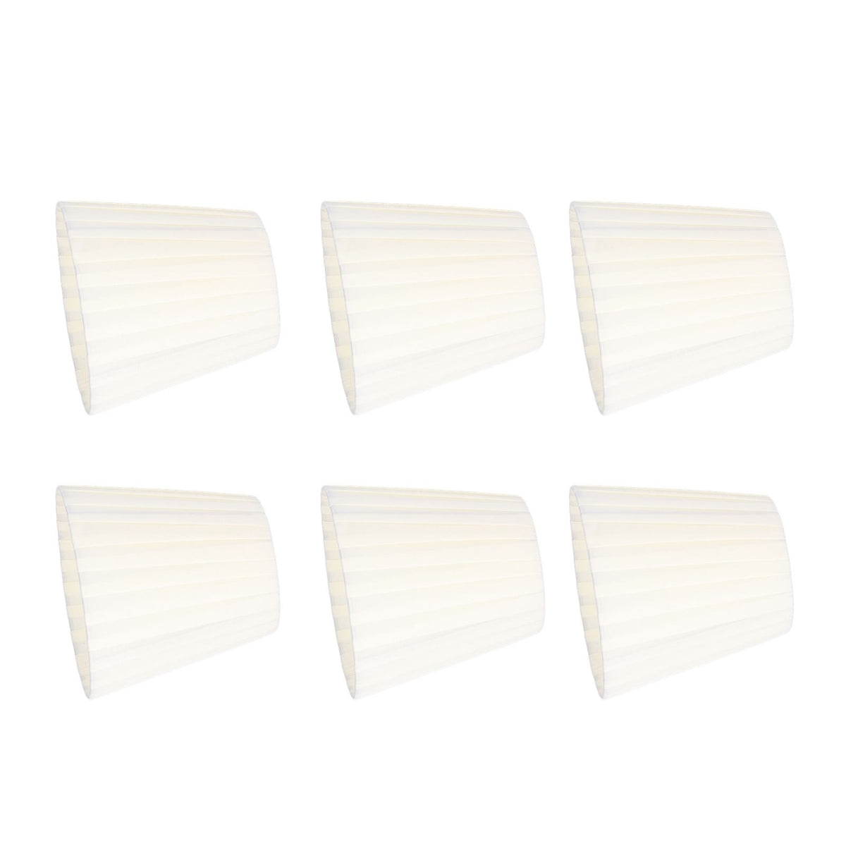 6Pcs Lamp Shade Cloth Crystal Chandelier Wall Light Modern Simple Household Supplies