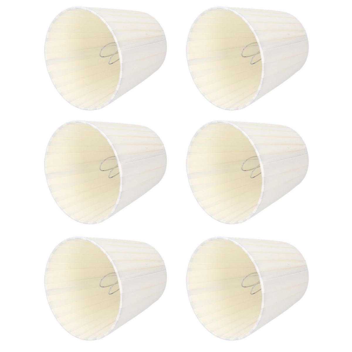 6Pcs Lamp Shade Cloth Crystal Chandelier Wall Light Modern Simple Household Supplies