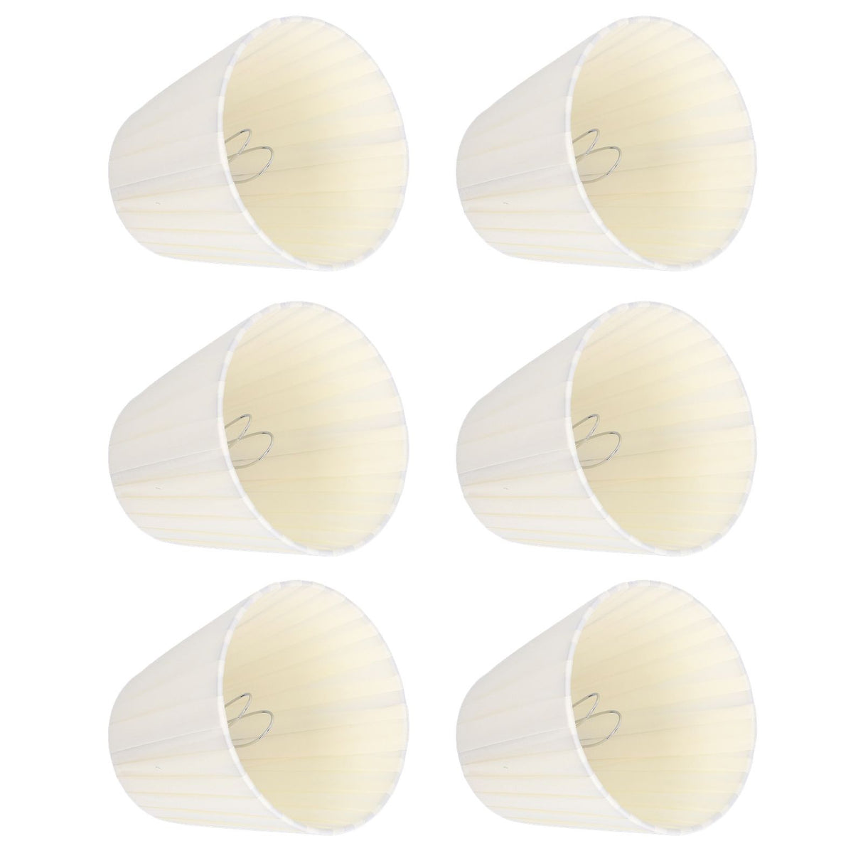 6Pcs Lamp Shade Cloth Crystal Chandelier Wall Light Modern Simple Household Supplies